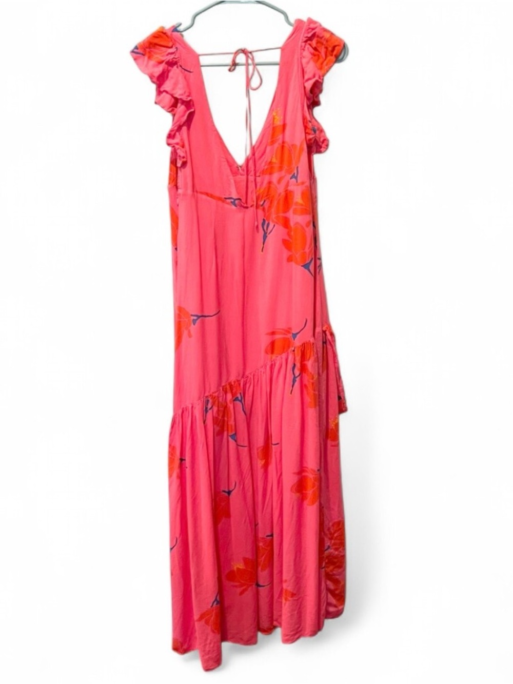 FP Pink Floral High Low Dress Wedding Guest 6 - Picture 12 of 14